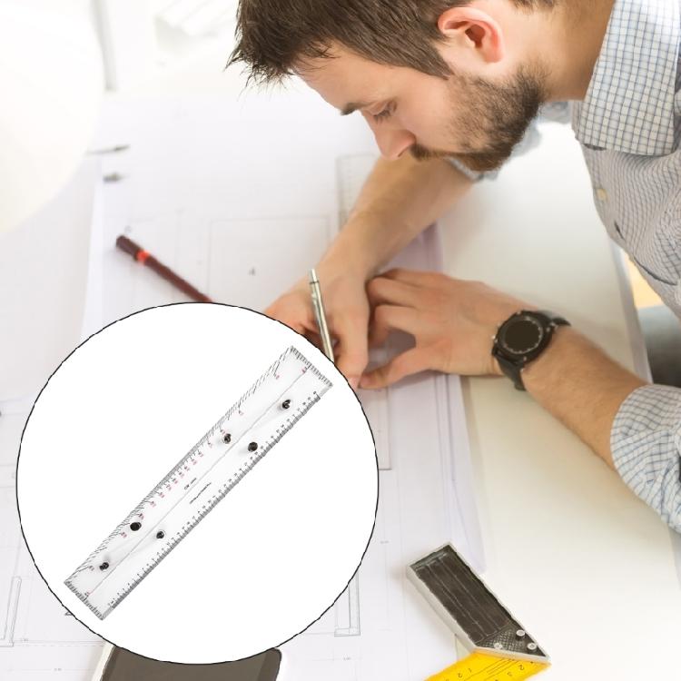 Marine Parallel Ruler for Navigational Plotting Chart Mapping Point Multifunctional Navigation Parallel Ruler