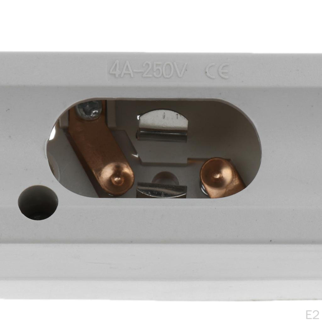 Plastic Wall Lamp Holder 6A Base Socket Light Accessories for , Size 2.56x1.38x1.38inch