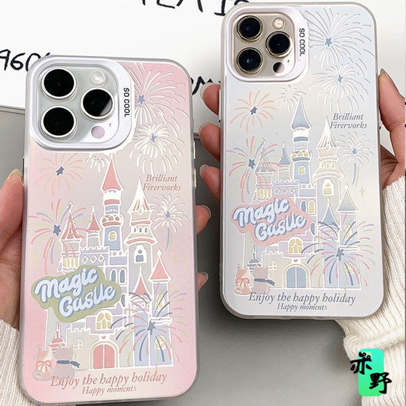 Castle fireworks zipper Apple 11promax mobile phone case for iPhone11/1111/11 protective case anti-drop