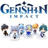 Adorable Genshin Impact Pvc Q Version Figures Set Of 6pcs For Collectors