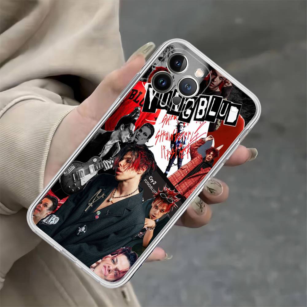 Y-Yungblud Hot Singer Phone Case for iPhone 17 16 15 Plus 14 13 Mini 12 11 Pro Max Soft Shell Cover