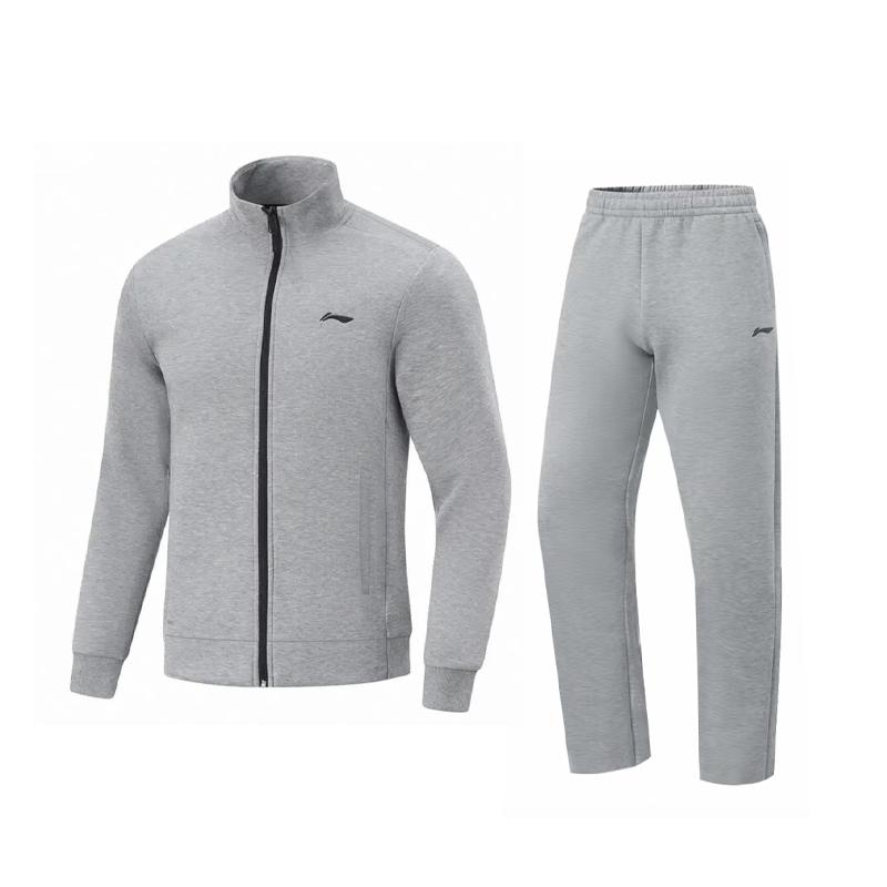 

Li-Ning Comfortable Minimalist Outdoor Versatile Training Fashion Skin-Friendly Soft Casual Sports Suit Men suit AWEU023-2 4XL