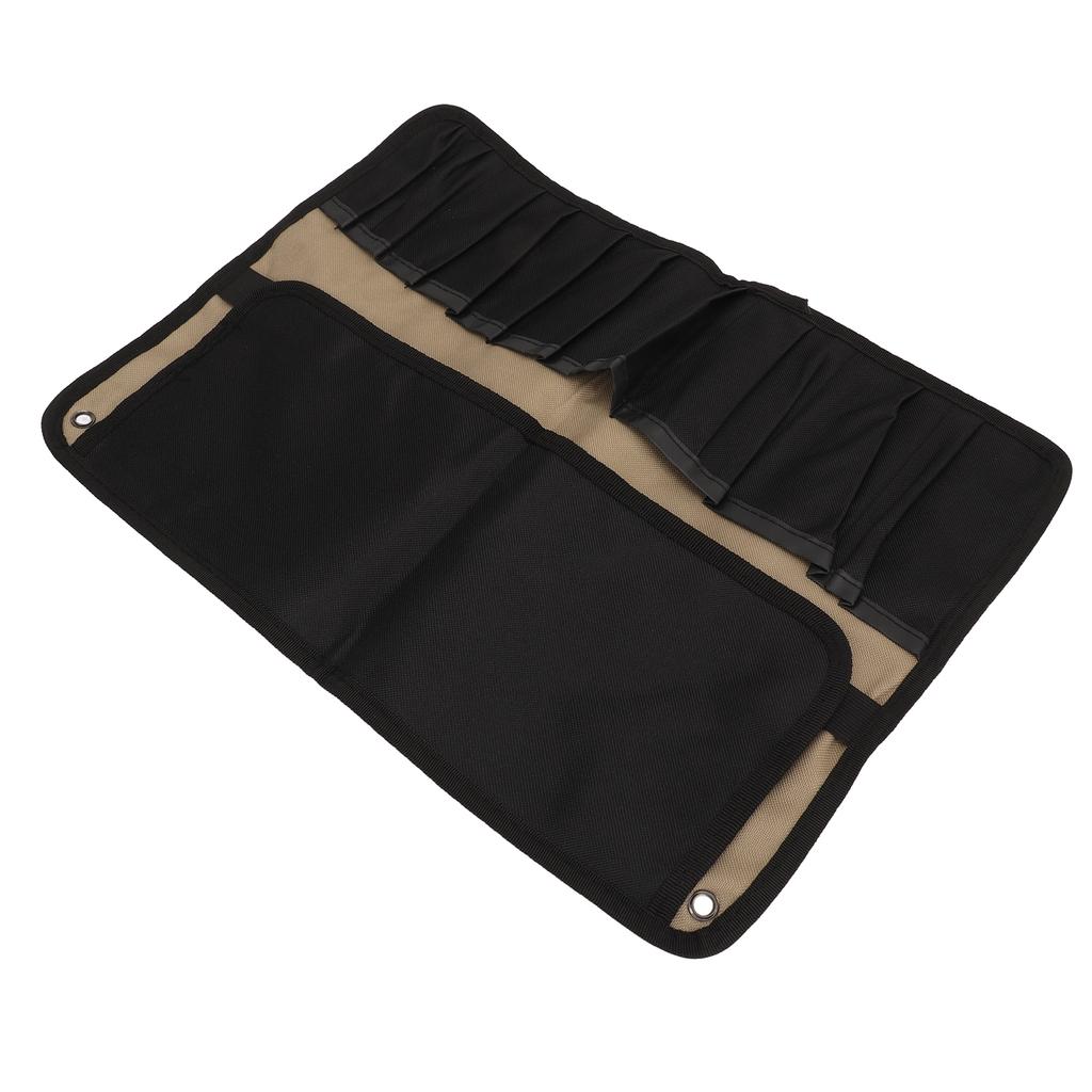Motorcycle Roll Tool Pouch Large Capacity Thick Portable Multi Hanging Tool Bag