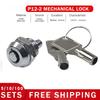 KRE 5Sets 12MM Press Lock P12-21 Billboard Small Plum Blossom Locking Light Box Telescopic Mechanical Key Small Cabinet Lock