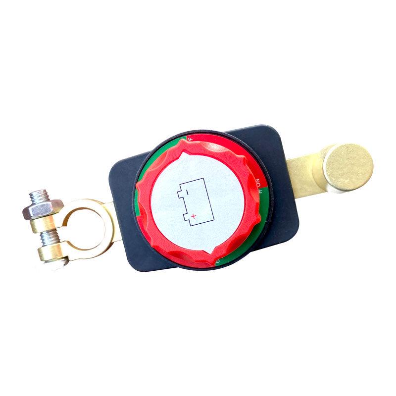 HCL Pure Copper Battery Disconnect Switch 12V/24V, Anti-Leakage Main Power Cutoff HCL Large Round Cover Alloy