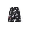 Jordan Lightning Print Drawstring Sports Shorts Men Bottoms Black White CZ4758-010