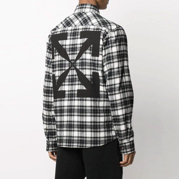 OFF WHITE SS21 Shirt Men's Black OMGA133R21FAB0021000