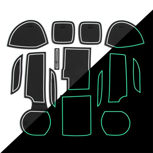 Anti-Rutsch-Gummi-Torschlitzmatte für Suzuki SX4 S-Cross 2014 2015 2016 2017 2018 Maruti SX-4 SX 4 S Cross SCross Zubehörmatten