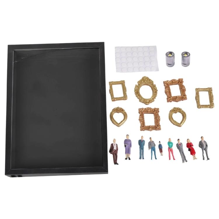 Unique Family Memory Photo Box Set Miniature Museums Photo Frame with Decorative Type