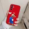 Cartoon Super M-MarioS Bros  Phone Case For Samsung Galaxy A73,A72,A71,A70,A53,A52,A51,Others Soft Black Cover