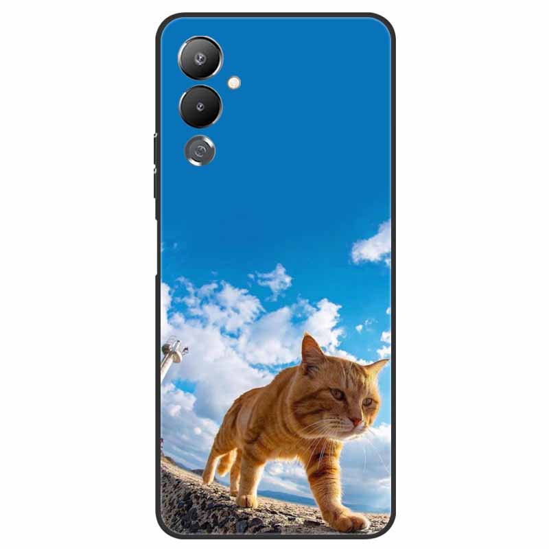 For Tecno Pova 4 Case LG7n Lovely Fashion TPU Silicone Cover for Tecno Pova 4 Phone Cases Pova4 Shockproof Soft Shell Funda Cute