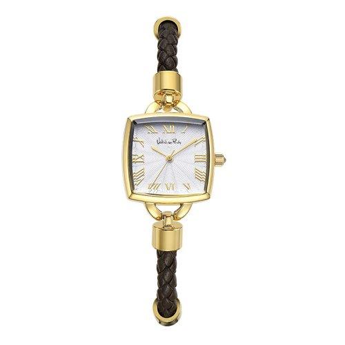 

[VALENTINO RUDY] VALENTINO RUDY Women s Leather Watch VR2569A-WTDKBR FREE