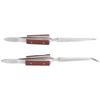 2Pcs Lock Tweezer Fixed Jewelry Soldering Pointed Straight Curved Tip DIY Craft Tool