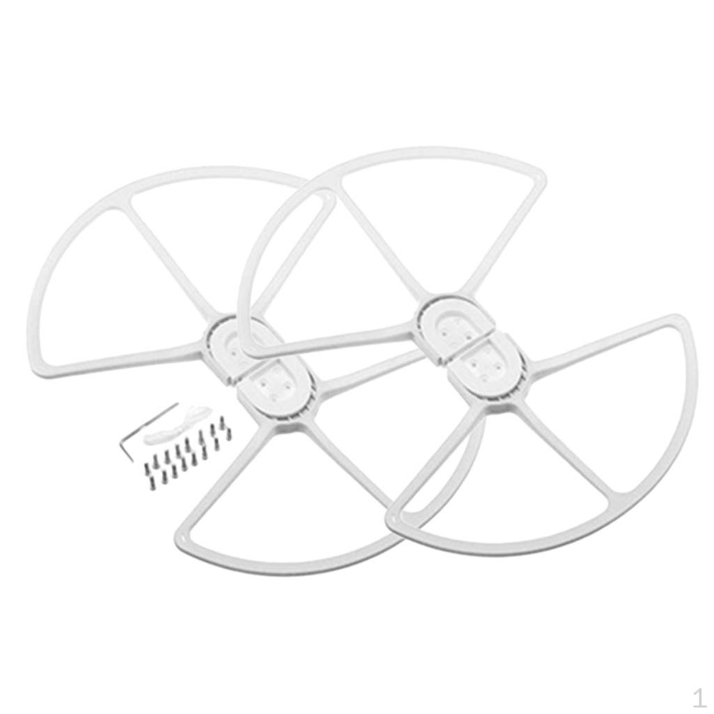 

Захисний бампер із пластиковим пропелером із 4 предметів, що запобігає зіткненню, щиток / 2/3 аксесуар для деталі RC білий