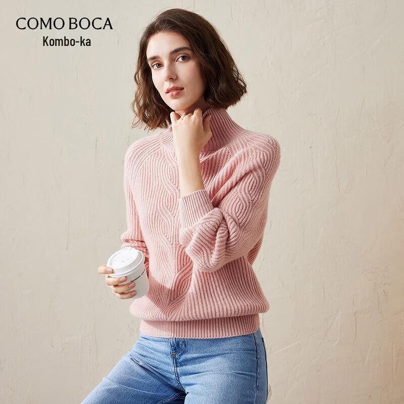 

Komonboka Women s Thickened Cashmere Turtleneck Sweater L