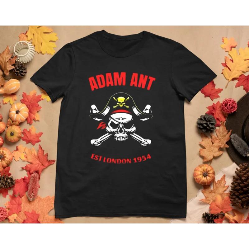 Новая классическая винтажная футболка Adam Ant для мужчин и женщин, черная, размер s-234xl, kh016, с длинными или короткими рукавами S разноцветный