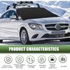 1 PC Car Front and Rear Windshield Snow Shield, Thickened Car Oxford Cloth Snow and Sunshade All-in-one Cover, Waterproof and Durable Windshield