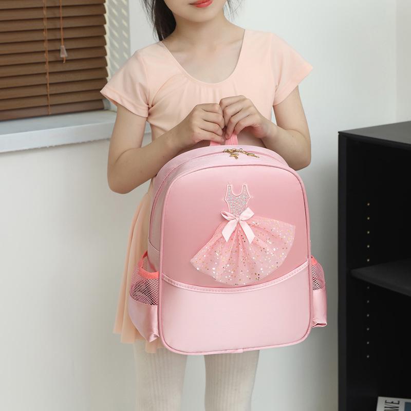 Schoolbag New Dance Bag Children's Backpack Ballet School Bag Girls Princess Dance Bag Printable