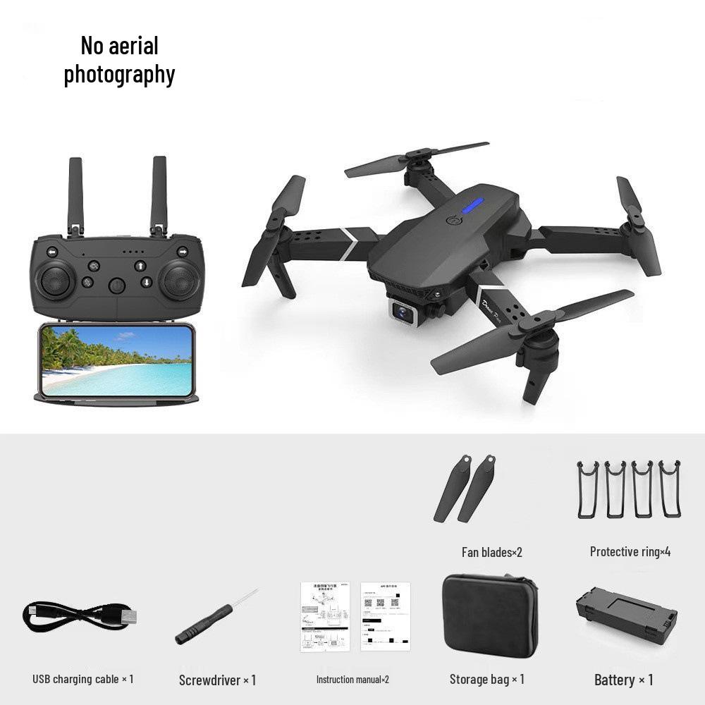 HD Kids' Remote Control Folding Quadcopter Drone Toy for Aerial Photography