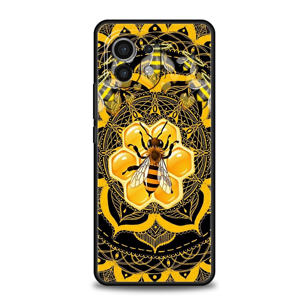 

Honeybee Flower Pattern Phone Case Cover for Xiaomi Mi 17 Pro Max 15 14 13 12 11 Ultra 15T 14T 13T 12T Pro Lite Soft TPU Shell Xiaomi 14T Pro