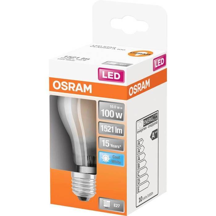 OSRAM Ampoule LED Standard verre dépoli 10W=100 E27 froid
