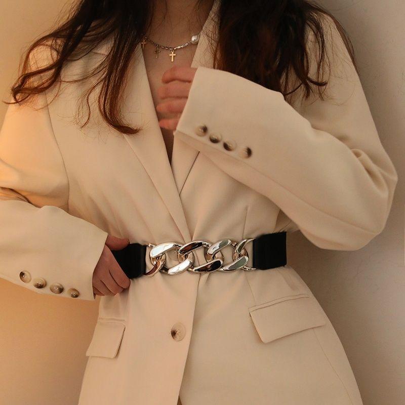 Versatile Black Wide Waist Belt For Women With Elegant Pu Material Ideal For Stylish Ensemble Creation