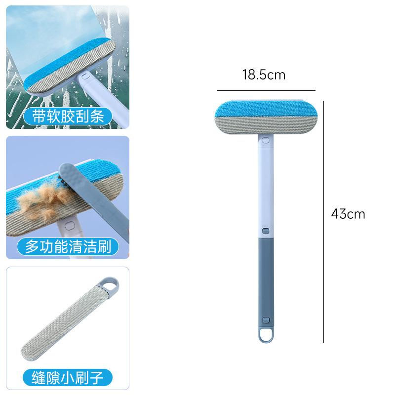 Multifunctional Pet Hair Remover Brush With Long Handle – Window Cleaning & Pet Fur Removal Tool For Cats And Dogs