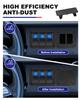 AutoEC Rocker Switch Panel Cover, Car Toggle Switch Hole Filler, 6 Hole Rocker Panel Cover Brackets