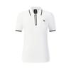 FILA Tennis Fashion Minimalist Classic Versatile Casual Sports Comfortable Short Sleeve Knitted Polo Shirt Women tops Jade-White A11W613109FWT