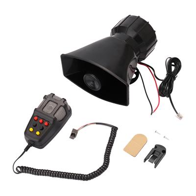 Tone Sound Car Emergency Siren Car Siren Horn Mic PA Speaker System Emergency Amplifier Hooter 12V