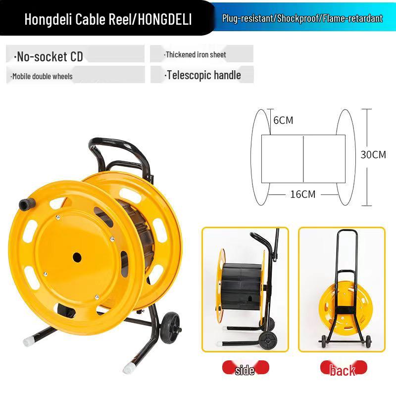 Bobină mobilă pentru cabluri și bobină pentru depozitarea firelor: Bobină de înfășurare și derulare fără încurcare