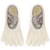 Women's Non-Slip Gel Dot Five-Toe Yoga & Pilates Socks - Sweat-Absorbent Cotton
