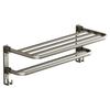 Gun Gray Towel Rack  Foldable Towel Rack  Non Perforated Bathroom, Bathroom Storage Rack  Wall Mounted Bathroom Pendant