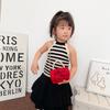 Pu Bow Girl Crossbody Bag Wallet Cute Children Shoulder Bag With Pearl Handheld