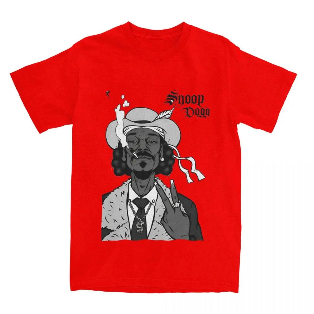Herren SNOOP Dogg Rapper T-Shirt Hiphop Baumwolle Kleidung Vintage Kurzarm Rundhals T-Shirts Geschenkidee T-Shirts