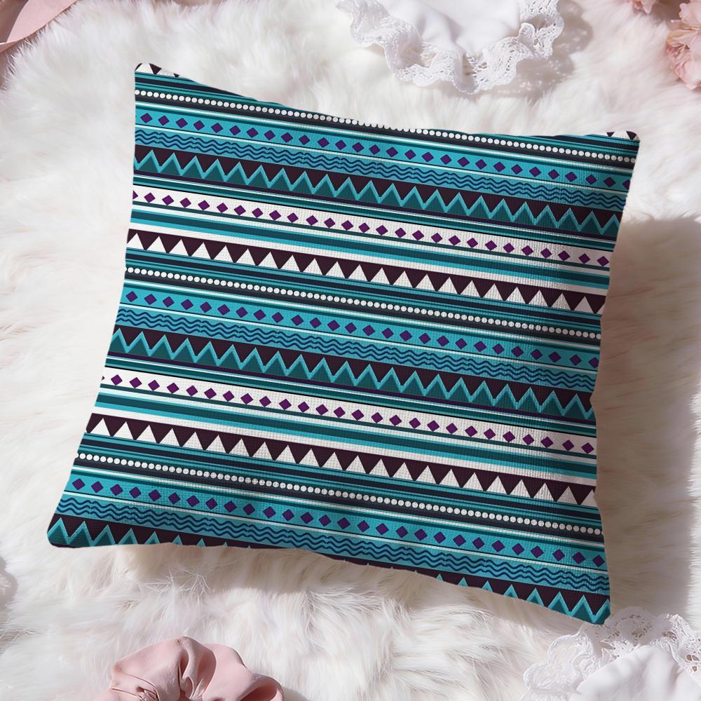 Retro Patterns Cushion Cover Premium Comfort Reversible Pillow Cove Two In One Design for Any Room Car Interior
