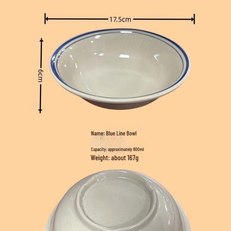 Jijun Bell-Shaped Melamine Noodle Bowl