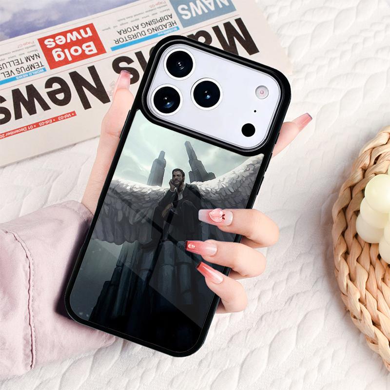 American TV Series Lucifer Angel Phone Case For IPhone 17 16e 15 14 13 12 11 Pro Max Air Mini Soft Protective Cover