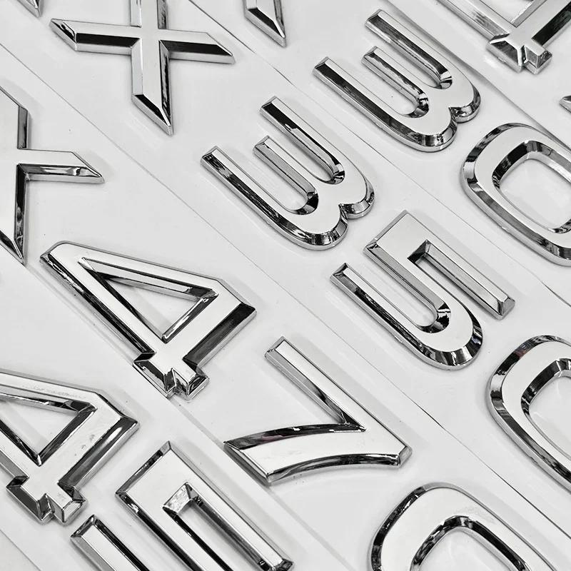 3D ABS Logo For Lexus GX470 LX570 LX600 RX350 RX300 Emblem Number Letters Sticker Car Trunk Badge Adhesive Decal Accessories