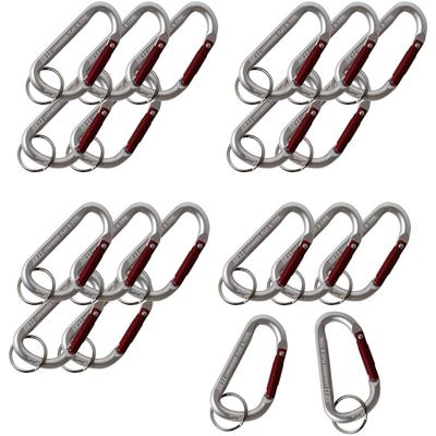 SK11 Aluminum Carabiner B Silver 5 X 50mm of SAC-550B (Set 20)