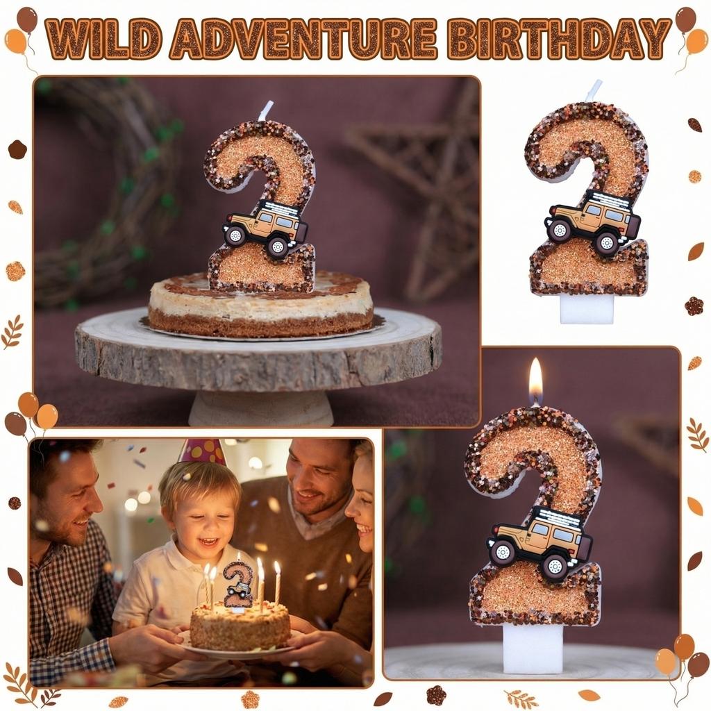 Fashion Cartoon Creative Birthday Candles Party Digital Candles