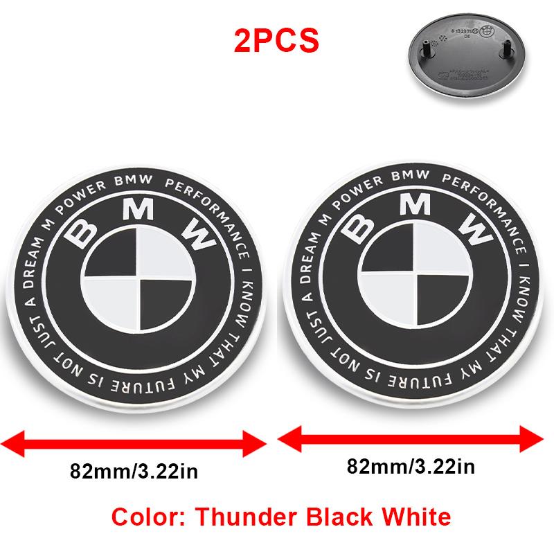 

2Pc ABS 82mm 74mm car Front Hood Emblem rear boot trunk logo For BMW M G20 G32 G11 X3 X5 X4 X6 X7 G30 G12 F40 F30 X1 Accessories