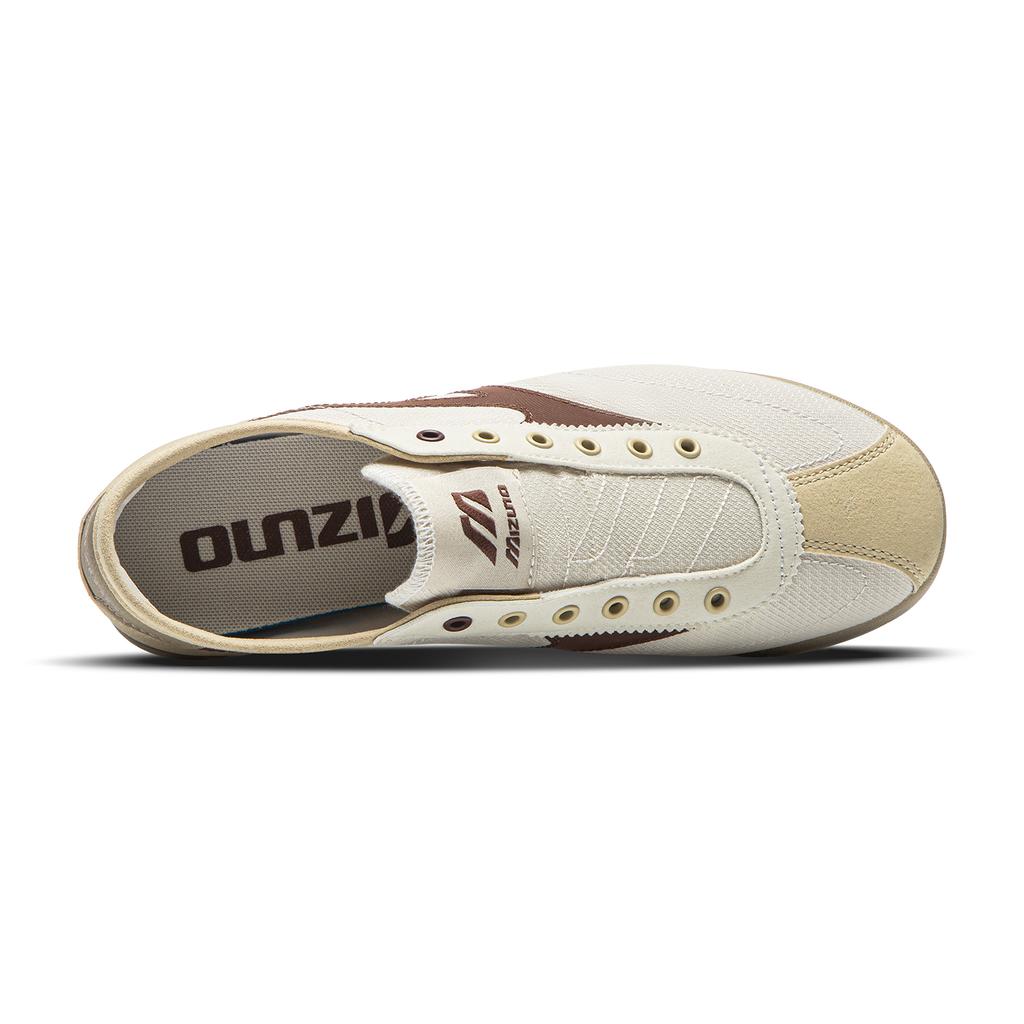 Mizuno LG 60S Low Top Casual Shoes Unisex Beige Gray D1GH240215