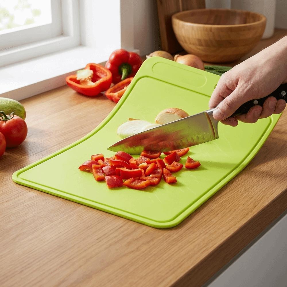 Hanging Anti-Mold Cutting Board Non-Slip Cutting Block Mat Silicone Cutting Board  Camping