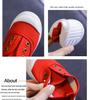 Children's Canvas Eyelet Shoes - 2025 Spring/Autumn Collection, Casual Sneakers for Boys and Girls.