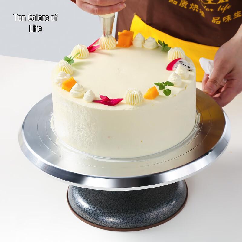 Professional 12-inch Aluminum Alloy Cake Decorating Turntable