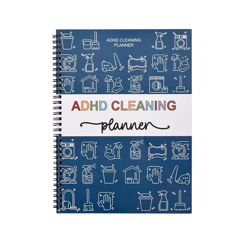 Adhd Cleaning Planner For Adults And Teens - Daily, Weekly & Monthly Cleaning Schedule & Checklist,Reusable Household Organizer