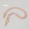 New Woman Bag Accessory Parts Neon Chain Candy Crossbody Resin Luxury Strap Women Hanging Chains Acrylic Shoulder Chain