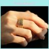 Fashionable Vintage Copper Eye Of God Ring For Women With Adjustable Size And Geometric Design