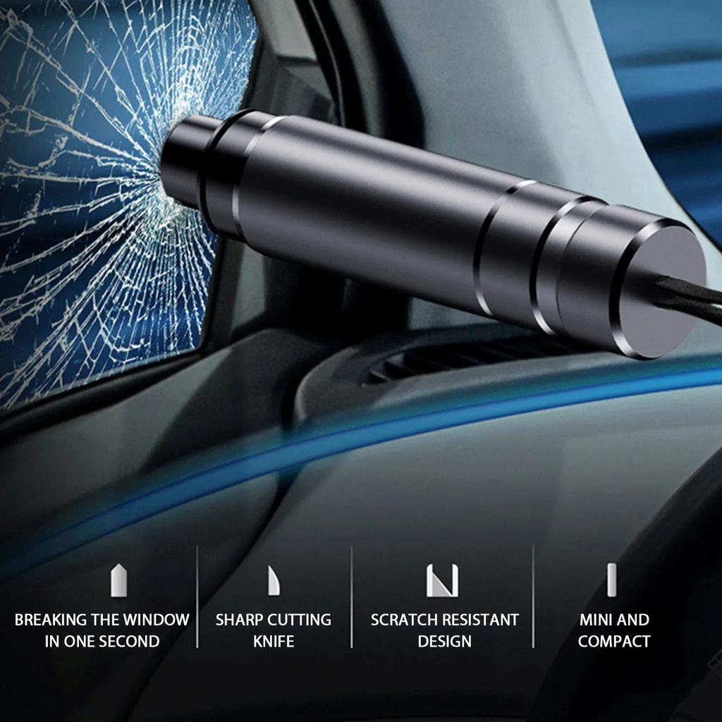 Car Window Breaker Safety Hammer Emergency Glass Breaker Seat Belt Cutter Life-Saving Escape Car Emergency Tool for Vehicle